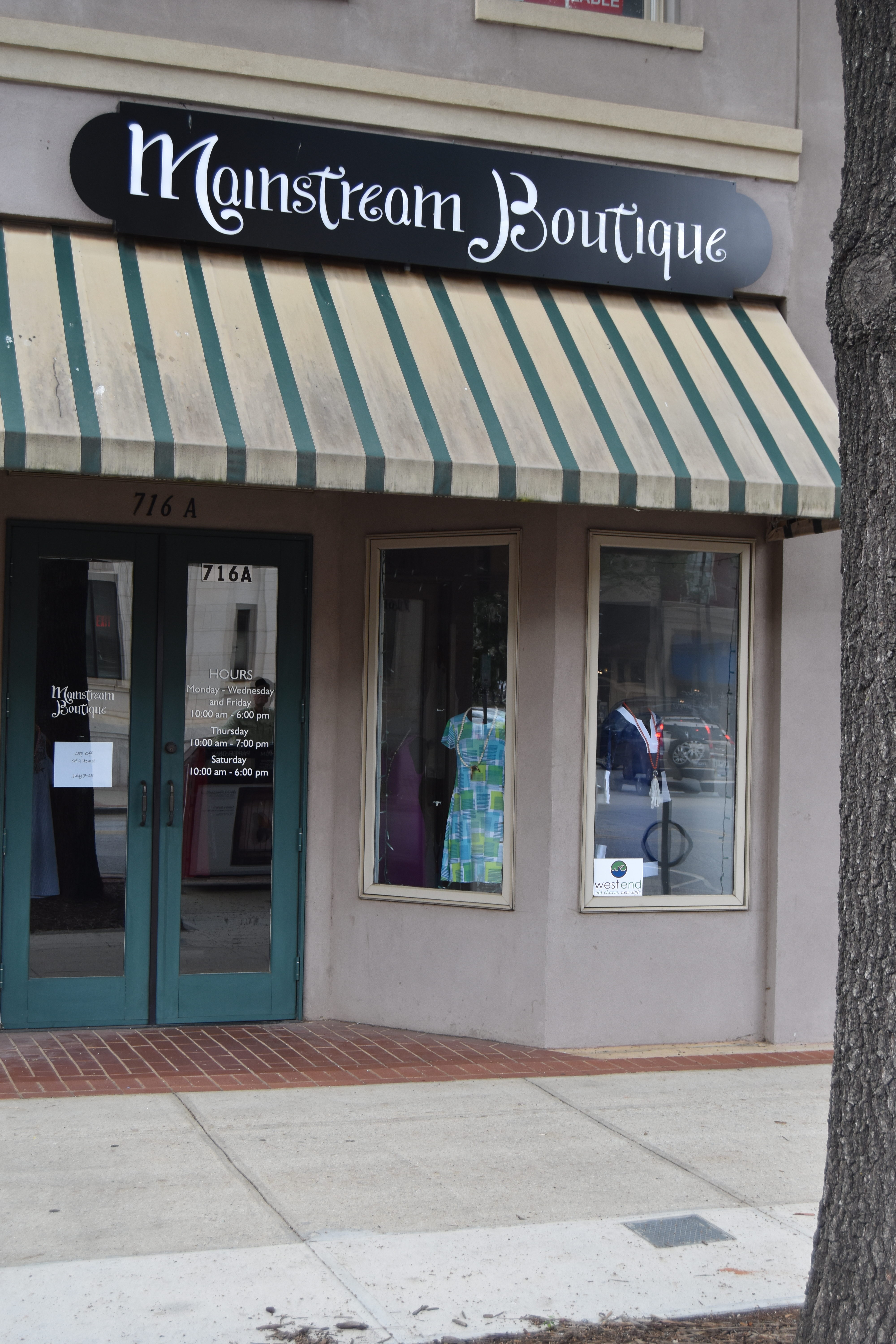 Mainstream Boutique; Greenville; Shopping; Where to Shop; Boutiques in Greenville; Where to find; Retail; Stores; Greenville360; The Audrey Reel