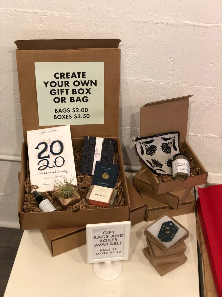 Indie Craft Parade Holiday Pop Up Shop gift box
